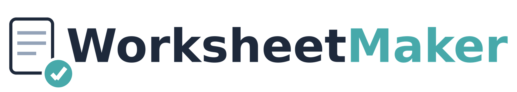 WorksheetMaker home